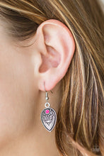 Load image into Gallery viewer, Distance Pasture Pink Earring Paparazzi Accessories