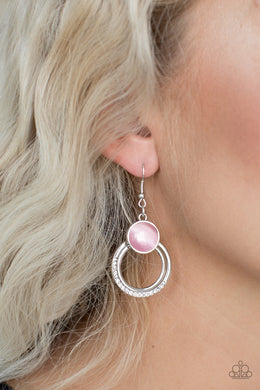 Dreamily Dreamland Pink Earring Paparazzi Accessories