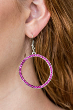 Load image into Gallery viewer, Stoppin Traffic Pink Earring Paparazzi Accessories