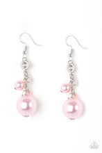 Load image into Gallery viewer, Timelessly Traditional - Pink Pearl Earrings Paparazzi Accessories