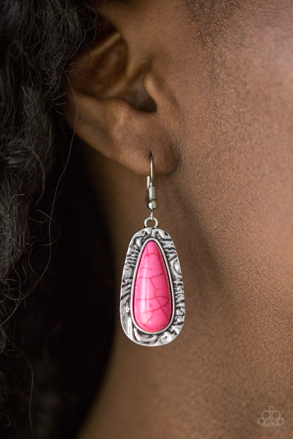Cruzin Colorado - Pink Earrings Paparazzi Accessories
