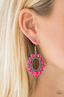 Fashionista Flavor Pink Earrings Paparazzi Accessories