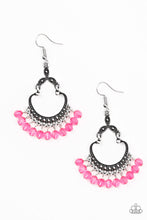 Load image into Gallery viewer, Babe Alert - Pink Earrings Paparazzi Accessories