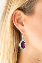Load image into Gallery viewer, Only FAME In Town Purple Earring Paparazzi Accessories