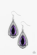 Load image into Gallery viewer, Superstar Stardom Purple Earring Paparazzi Accessories