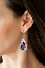 Load image into Gallery viewer, Superstar Stardom Purple Earring Paparazzi Accessories