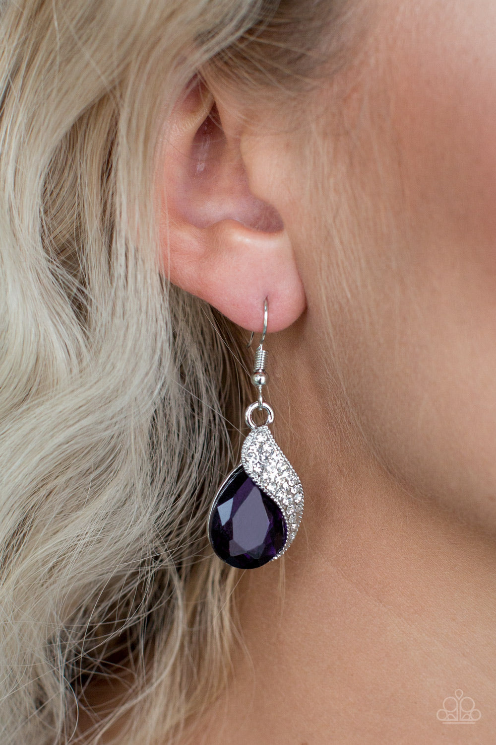 Easy Elegance Purple Earrings Paparazzi Accessories