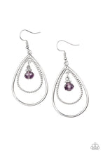 Load image into Gallery viewer, Reign On My Parade Purple Earrings Paparazzi Accessories
