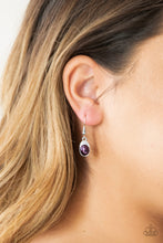 Load image into Gallery viewer, How Fancy Purple Pearl Earrings Paparazzi Accessories
