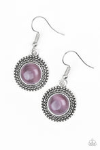 Load image into Gallery viewer, Time To Glow Up Purple Moonstone Earring Paparazzi Accessories