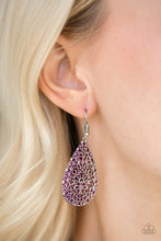 Load image into Gallery viewer, Indie Idol - Purple Earrings Paparazzi Accessories