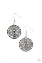 Load image into Gallery viewer, Rochester Royale Purple Earring Paparazzi Accessories