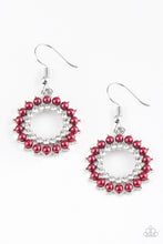 Load image into Gallery viewer, Wreathed in Radiance Red Earring Paparazzi Accessories