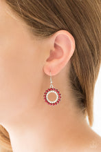 Load image into Gallery viewer, Wreathed in Radiance Red Earring Paparazzi Accessories
