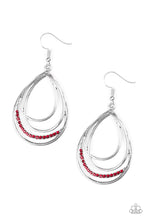 Load image into Gallery viewer, Start Each Day With Sparkle Red Earrings Paparazzi Accessories