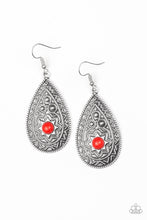 Load image into Gallery viewer, Summer Sol Red Earring Paparazzi Accessories