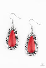 Load image into Gallery viewer, Cruzin' Colorado Red Earrings Paparazzi Accessories