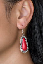Load image into Gallery viewer, Cruzin' Colorado Red Earrings Paparazzi Accessories