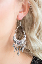 Load image into Gallery viewer, Nature Escape - Red Earrings Paparazzi Accessories