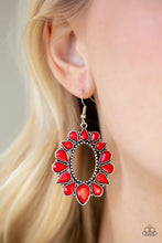 Load image into Gallery viewer, Fashionista Flavor Red Earrings Paparazzi Accessories