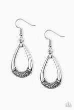 Load image into Gallery viewer, Trending Texture Silver Earring Paparazzi Accessories