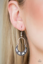 Load image into Gallery viewer, Industrially Indigenous Silver Earring Paparazzi Accessories