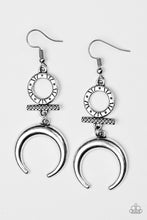 Load image into Gallery viewer, Majestically Moon Child Silver Earring Paparazzi Accessories