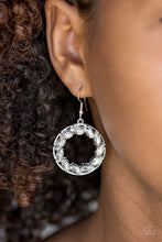 Load image into Gallery viewer, Global Glow White Earring Paparazzi Accessories