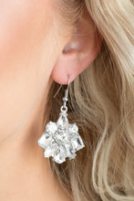 Load image into Gallery viewer, Fiercely Famous White Earring Paparazzi Accessories