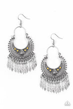 Load image into Gallery viewer, Walk on the Wildside Yellow Earring Paparazzi Accessories