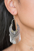 Load image into Gallery viewer, Walk on the Wildside Yellow Earring Paparazzi Accessories
