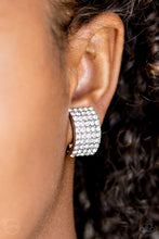 Load image into Gallery viewer, Hollywood Hotshot White Clip-On Earring Paparazzi Accessories
