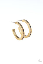 Load image into Gallery viewer, Hoop Haven Brass Earring Paparazzi Accessories