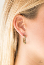 Load image into Gallery viewer, Hoop Haven Brass Earring Paparazzi Accessories