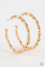 Load image into Gallery viewer, Street Mod Gold Hoop Earring Paparazzi Accessories