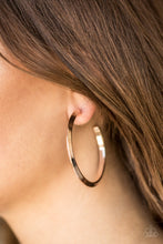 Load image into Gallery viewer, Some Like It Haute Rose Gold Earring Paparazzi Accessories