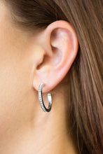 Load image into Gallery viewer, Hoop Haven White Hoop Earrings Paparazzi Accessories