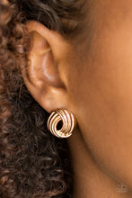 Load image into Gallery viewer, Rare Refinement Gold Earring Paparazzi Accessories