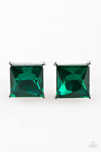 Load image into Gallery viewer, The Big Bang Green Earrings Paparazzi Accessories