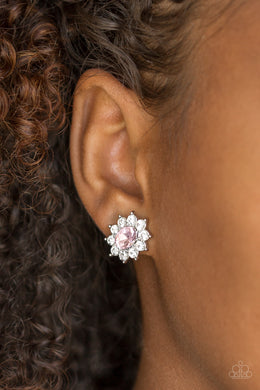 Starry Nights Pink Earrings Paparazzi Accessories