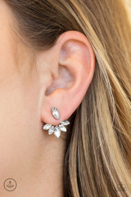 Radical Refinement White Earrings Paparazzi Accessories