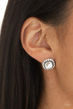 Load image into Gallery viewer, Latest Luxury White Rhinestone Earrings Paparazzi Accessories