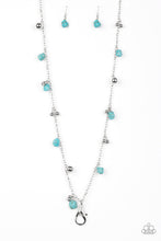 Load image into Gallery viewer, Both Feet On The Ground Blue Lanyard Paparazzi Accessories