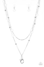 Load image into Gallery viewer, Beach Party Pageant White Lanyard Paparazzi Accessories