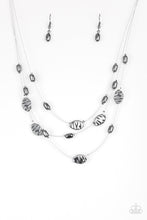 Load image into Gallery viewer, Top ZEN Black Gunmetal Necklace Paparazzi Accessories