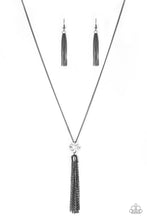 Load image into Gallery viewer, Five Alarm Firework Black Gunmetal Necklace Paparazzi Accessories