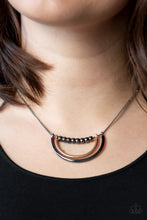Load image into Gallery viewer, Artificial Arches - Black Necklace Paparazzi Accessories