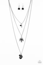 Load image into Gallery viewer, Soar With The Eagles Black Necklace Paparazzi Accessories