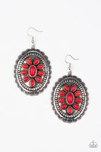Load image into Gallery viewer, Absolutely Apothecary Red Stone Earrings Paparazzi Accessories