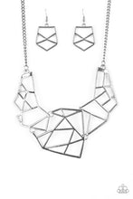 Load image into Gallery viewer, World Shattering - Black Gunmetal Necklace Paparazzi Accessories